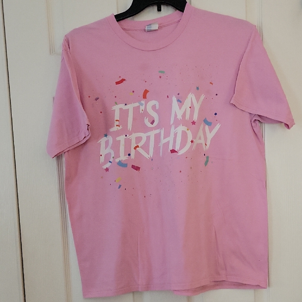 Pink BirthdayT-Shirt - Adult XL